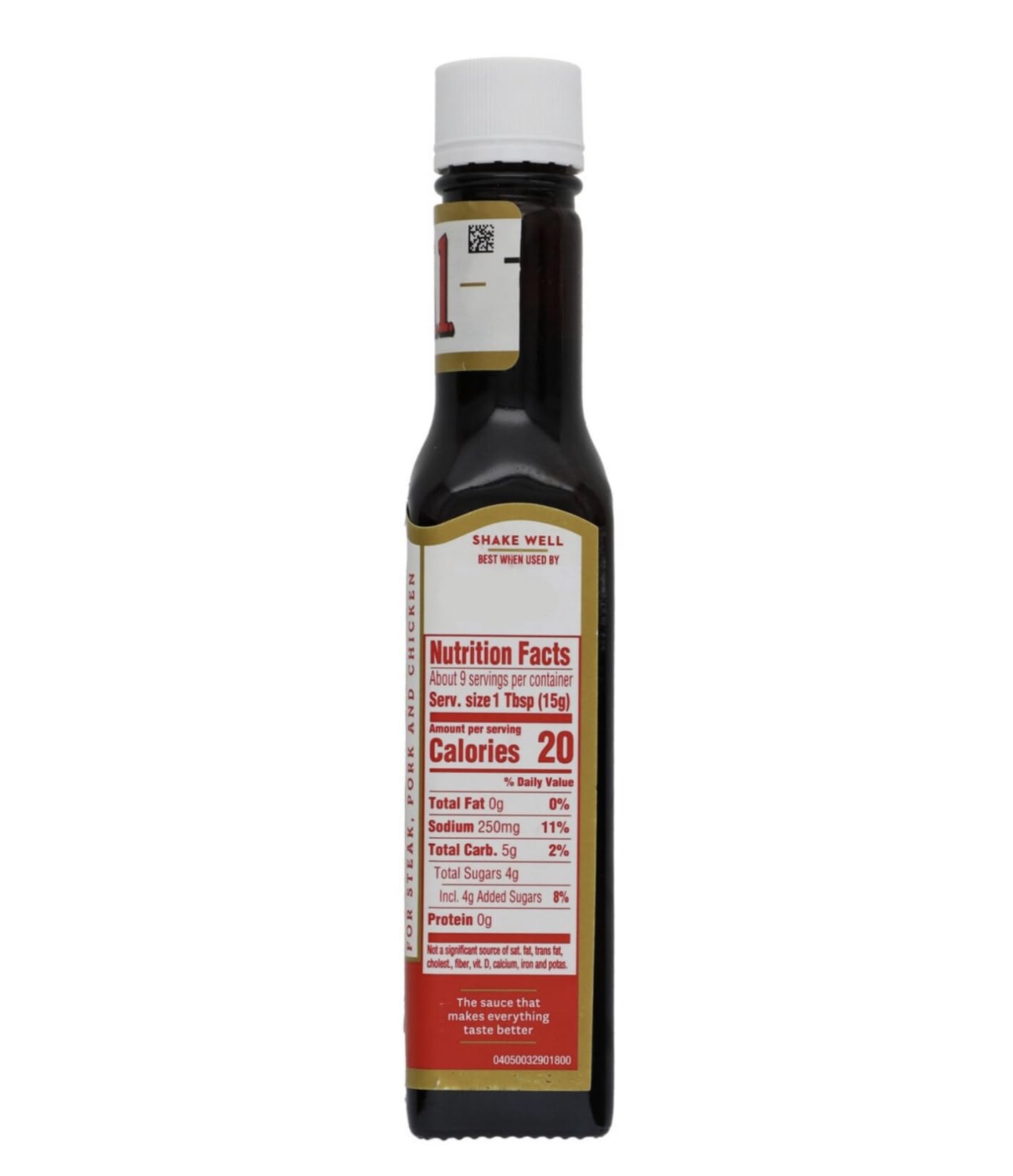 SENTICUM A.1 steak sauce ready bottle shows versatility for steak, pork, and chicken