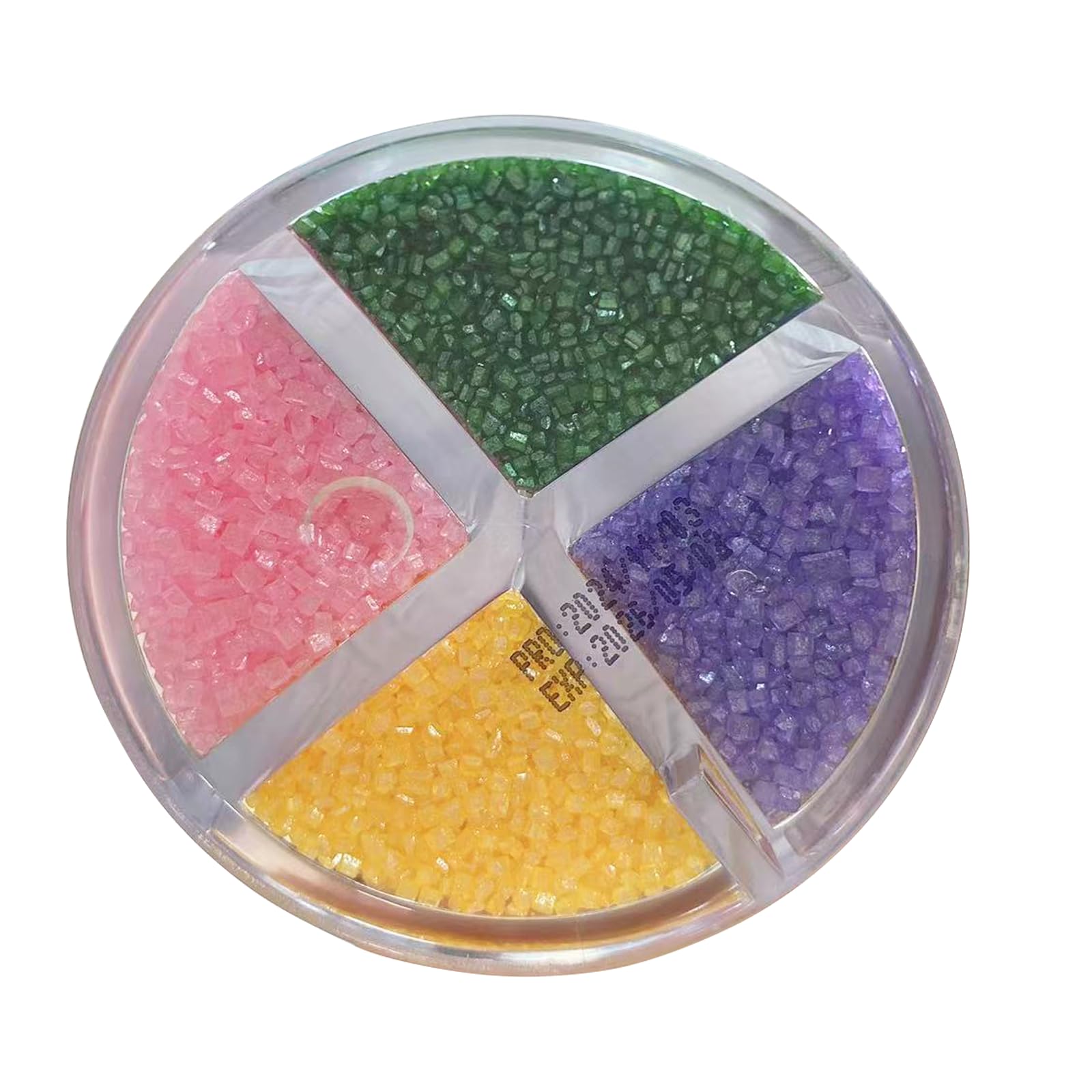 Sentovac 4-Colors sanding sugar pink sprinkle on ice cream for pop
