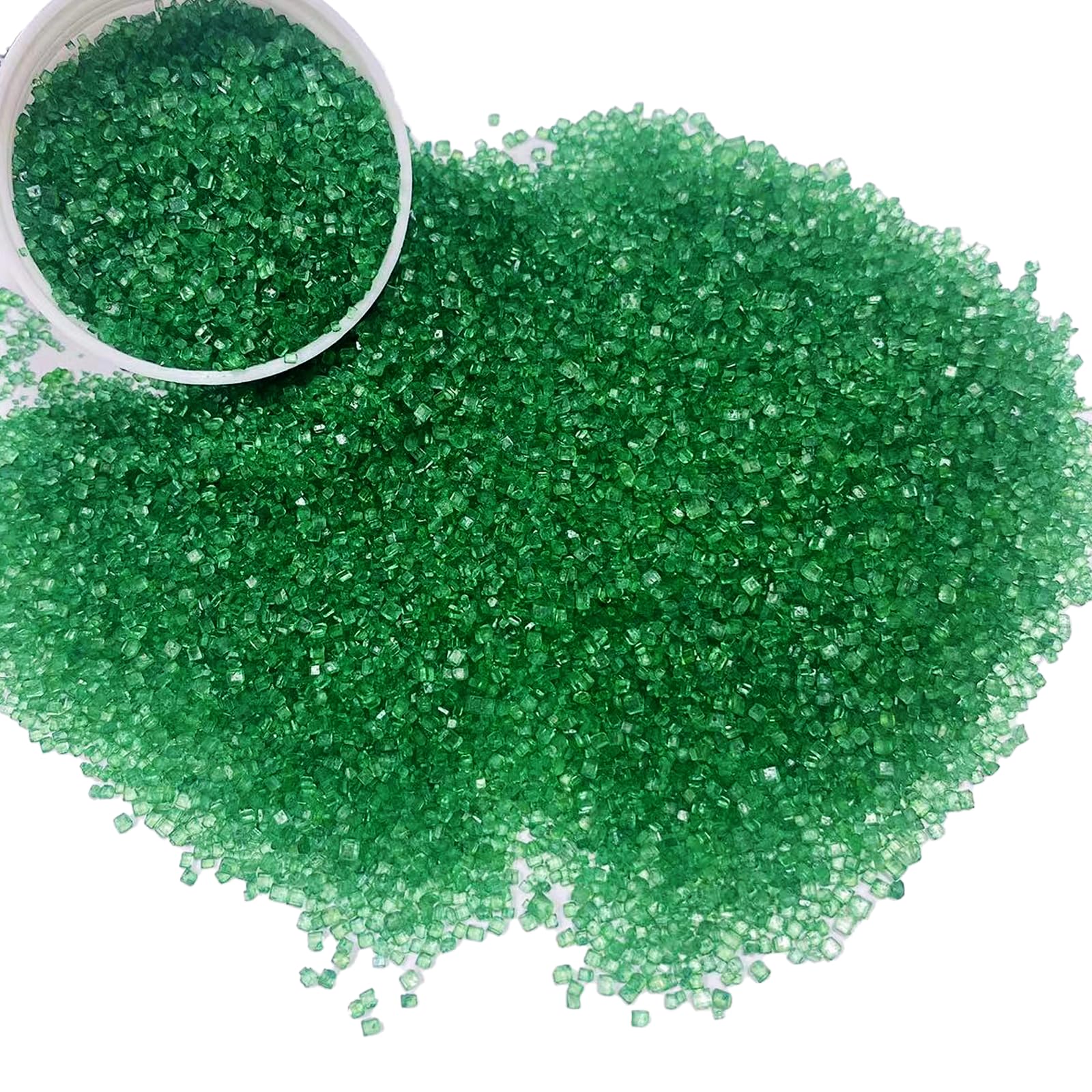 Sentovac green sanding sugar on cookies adds sparkle and color