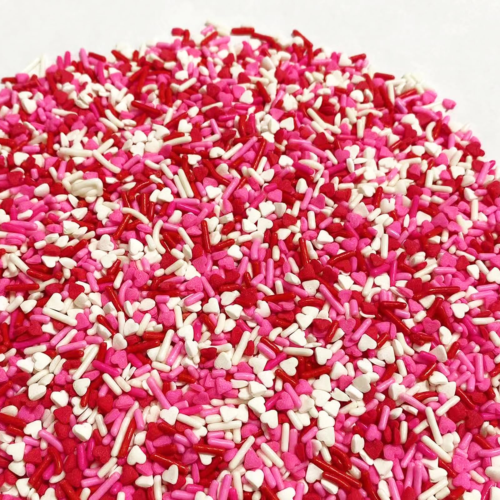 Sentovac Valentine Sprinkles dessert decoration for ice cream and cookies.