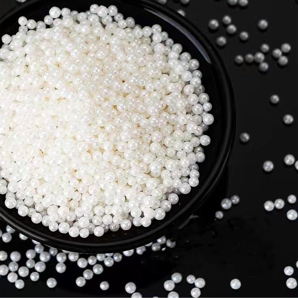 Sentovac white nonpareils add subtle sparkle to ice cream desserts