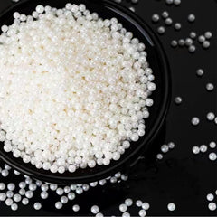 Sentovac white nonpareils add subtle sparkle to ice cream desserts