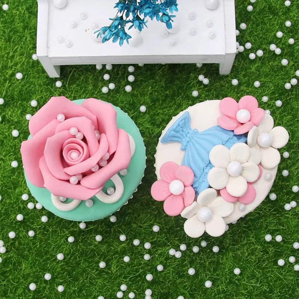 Sentovac white nonpareils shine on wedding and holiday desserts