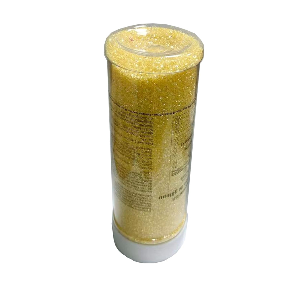 Sentovac yellow sanding sugar on donuts creates festive shine.
