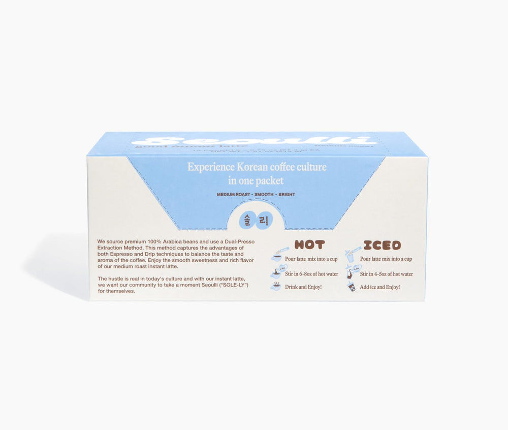 Seoulli milk-based creamer swirls in a cup for creamy texture.