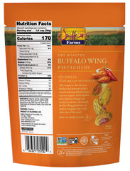 Seasoned Setton Farms Buffalo Wing pistachios in a bowl with bold flavors.