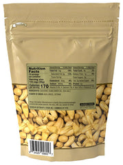 Close-up of Setton Farms cashews showing crunchy texture and golden roast