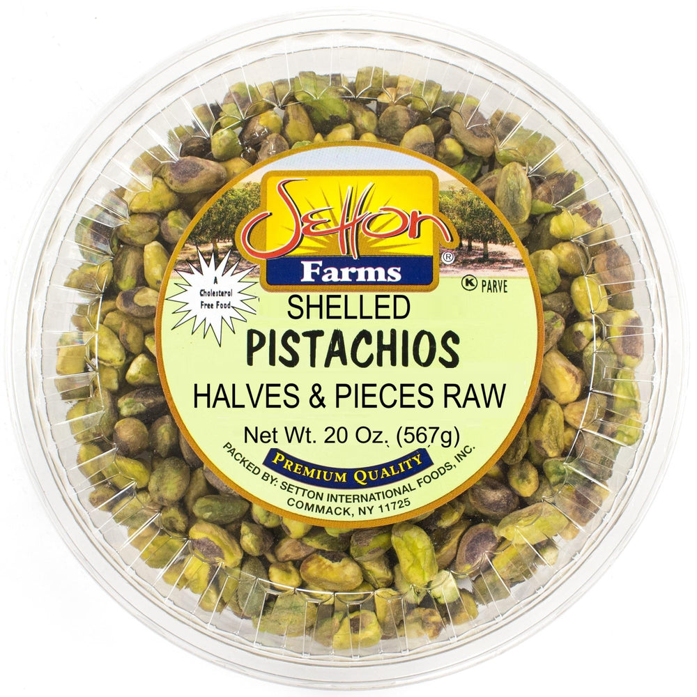 Setton Farms pistachio kernels raw close-up, ideal for snacking.