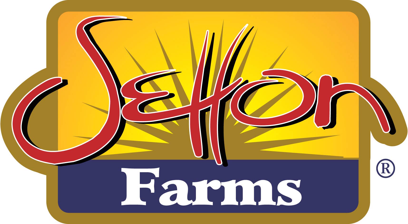 Setton Farms 14-ounce bag on shelf, premium California pistachios.