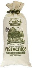 Setton Farms pistachios in-shell with sea salt for a crisp, flavorful snack.