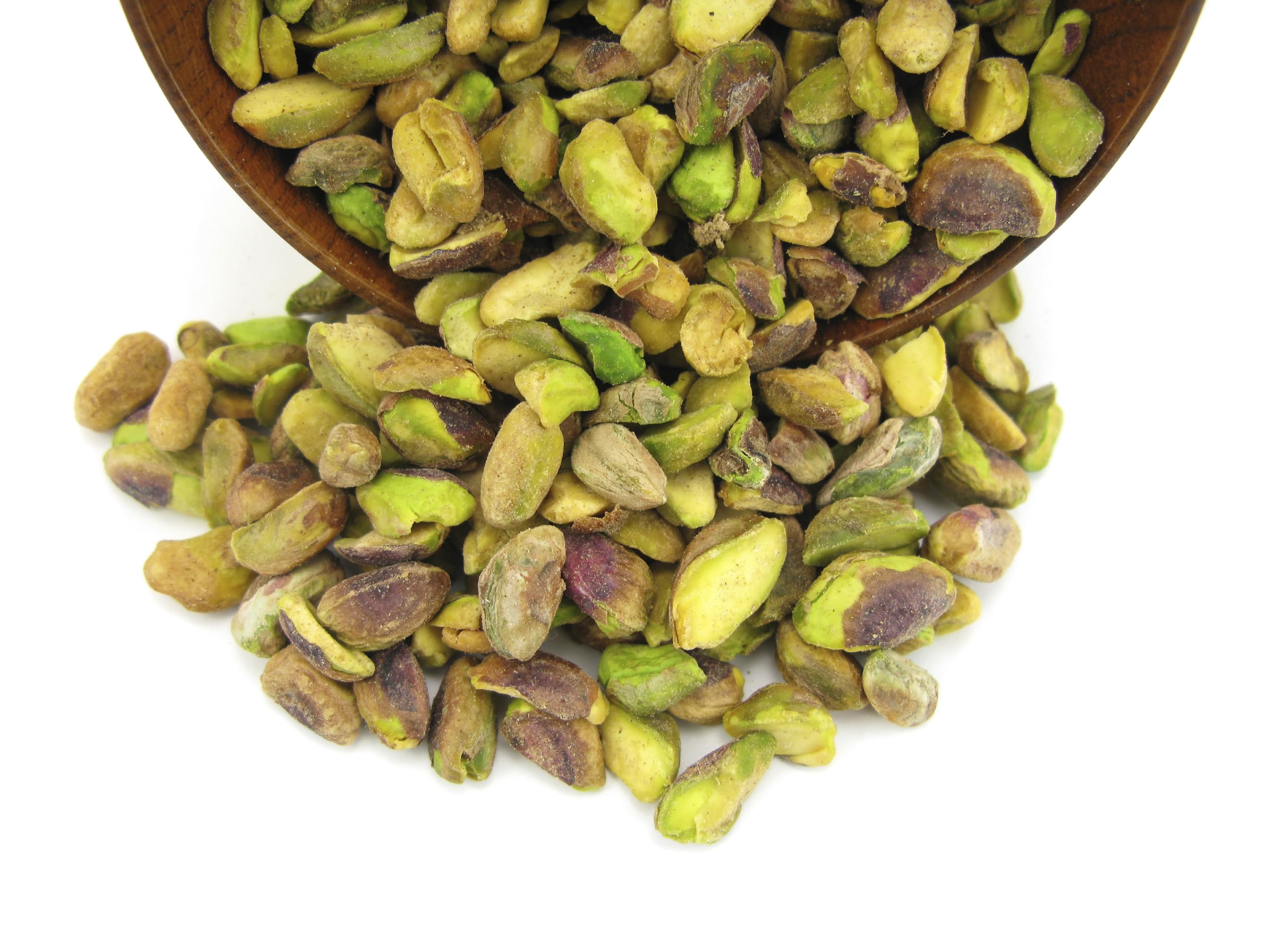 Setton Farms pistachios on cutting board closeup highlighting rich color
