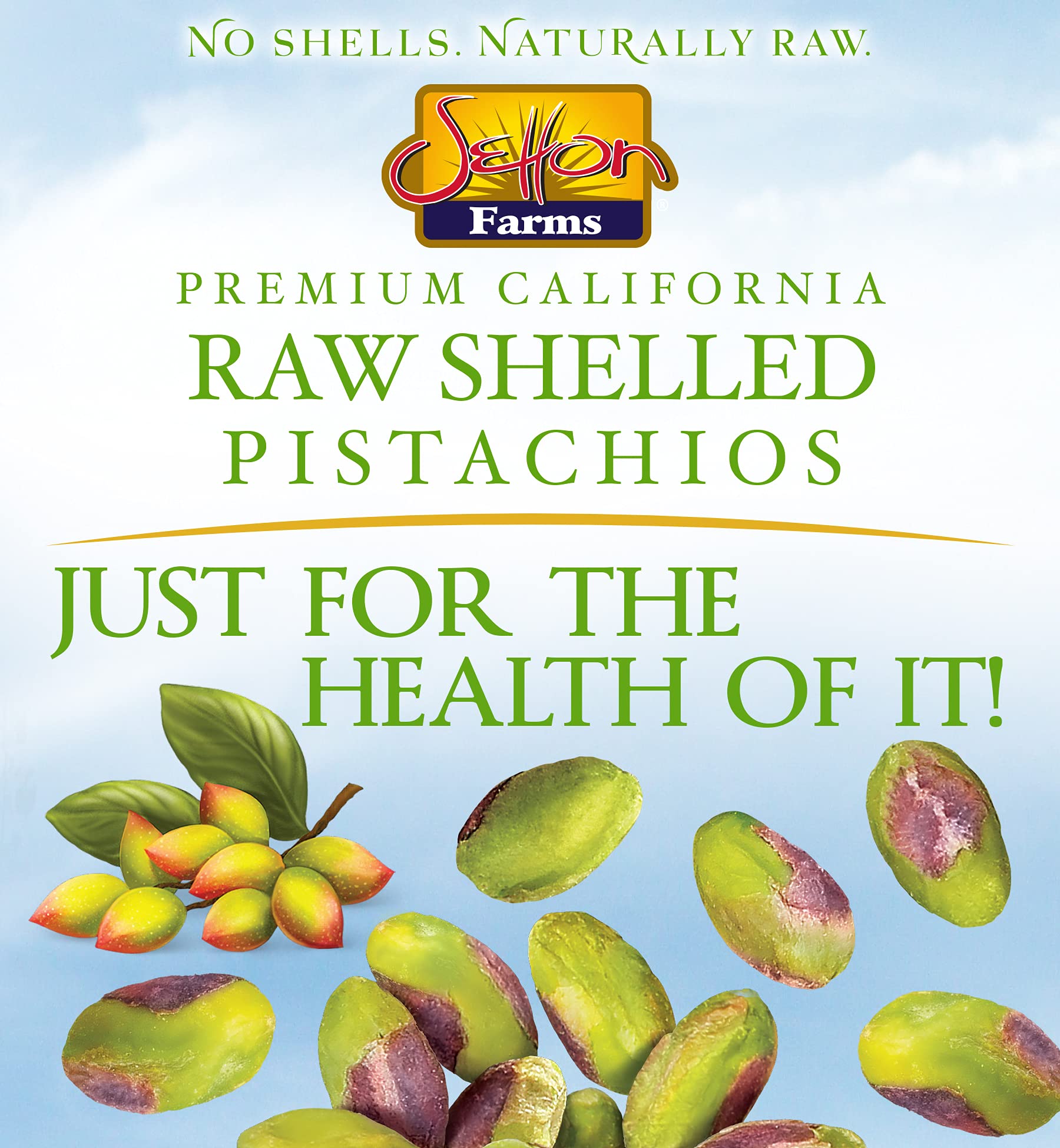 On-the-go 5 oz Setton Farms pistachios pack.