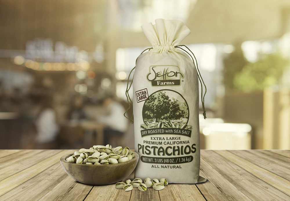 Protein-rich pistachios ready to fuel workouts and busy days.