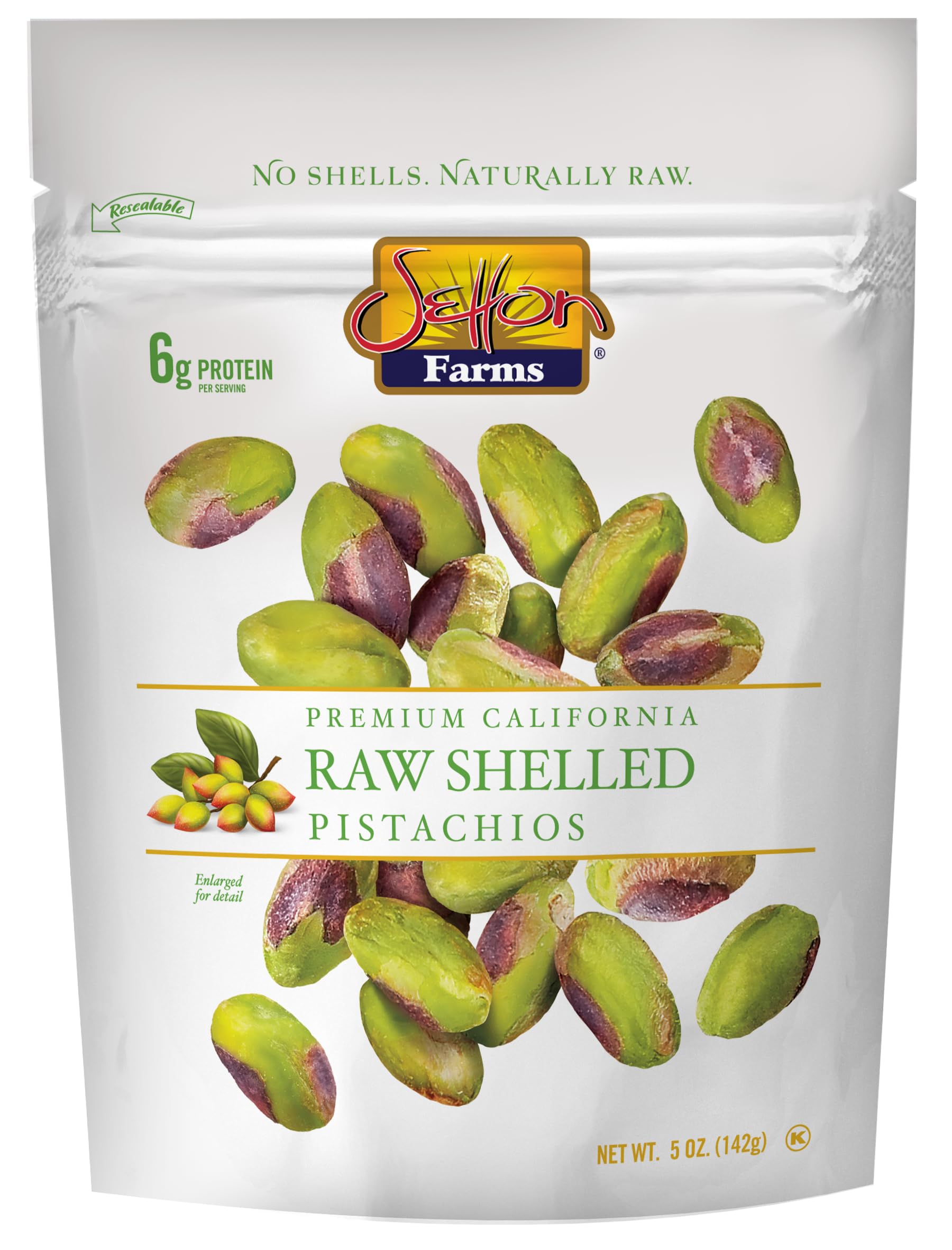 Setton Farms pistachios shelled for effortless snacking and cooking.