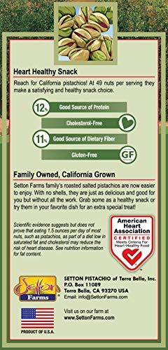 Setton Farms pistachios gluten-free snack option for mindful eating.