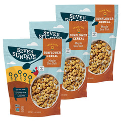 Seven Sundays Maple Sea Salt Sunflower Cereal bowl with crunchy texture and protein