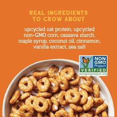 Seven Sundays Oat Protein Maple Cinnamon cereal being poured for creamy texture