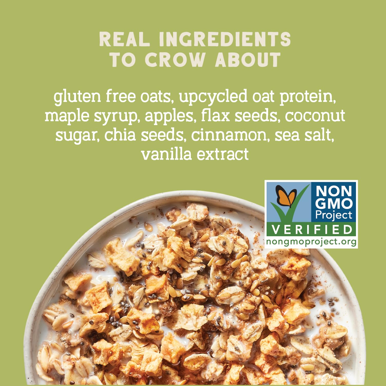 Seven Sundays Protein Oats Apple Cinnamon served warm for a cozy breakfast.