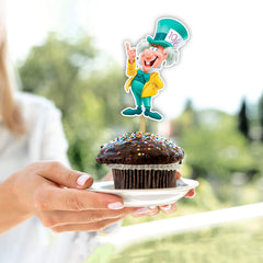 Seyal Alice in Wondrland hats cupcake topper adds storybook charm to cupcakes.