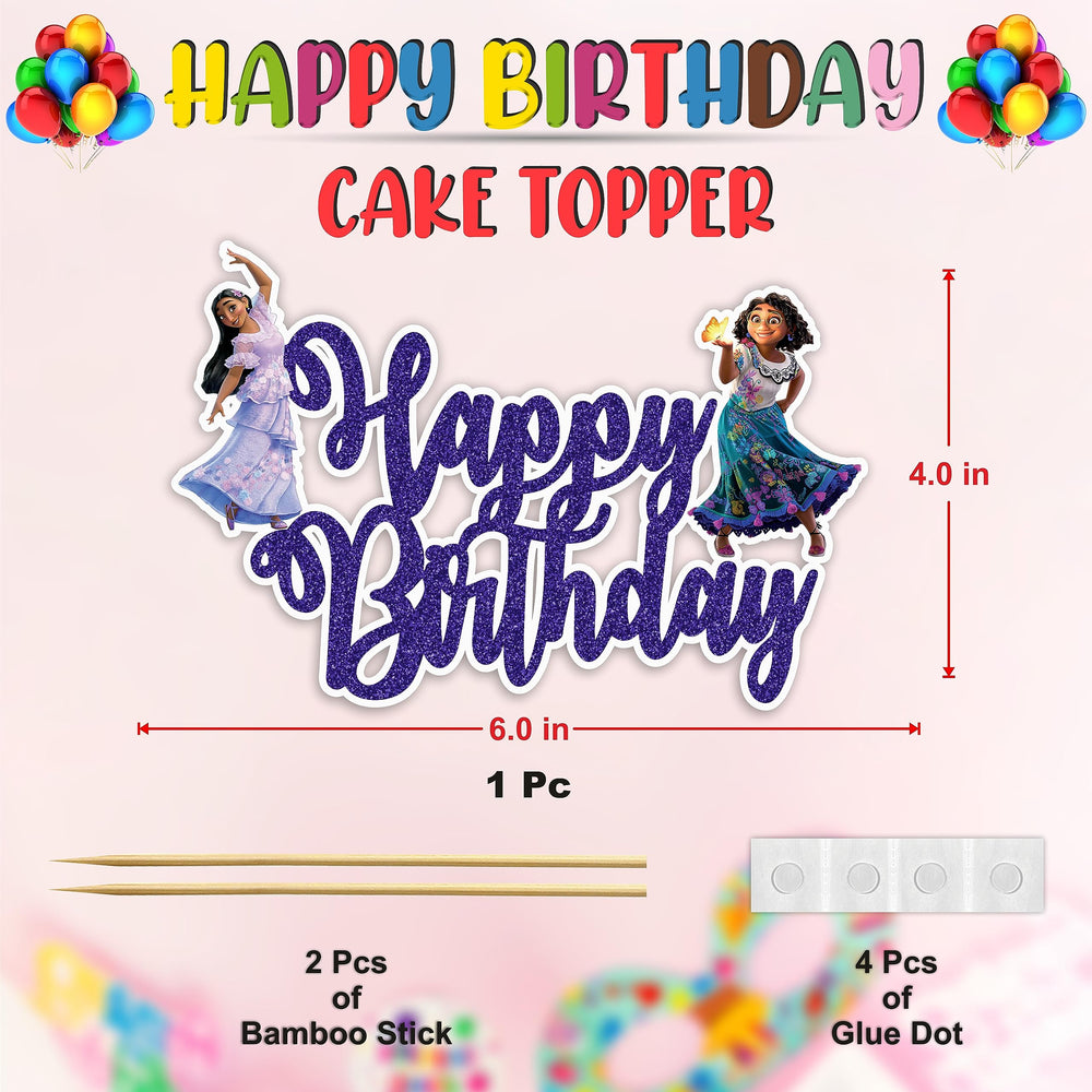 Seyal Encato colorful-design cake topper adds vibrant flair to any cake
