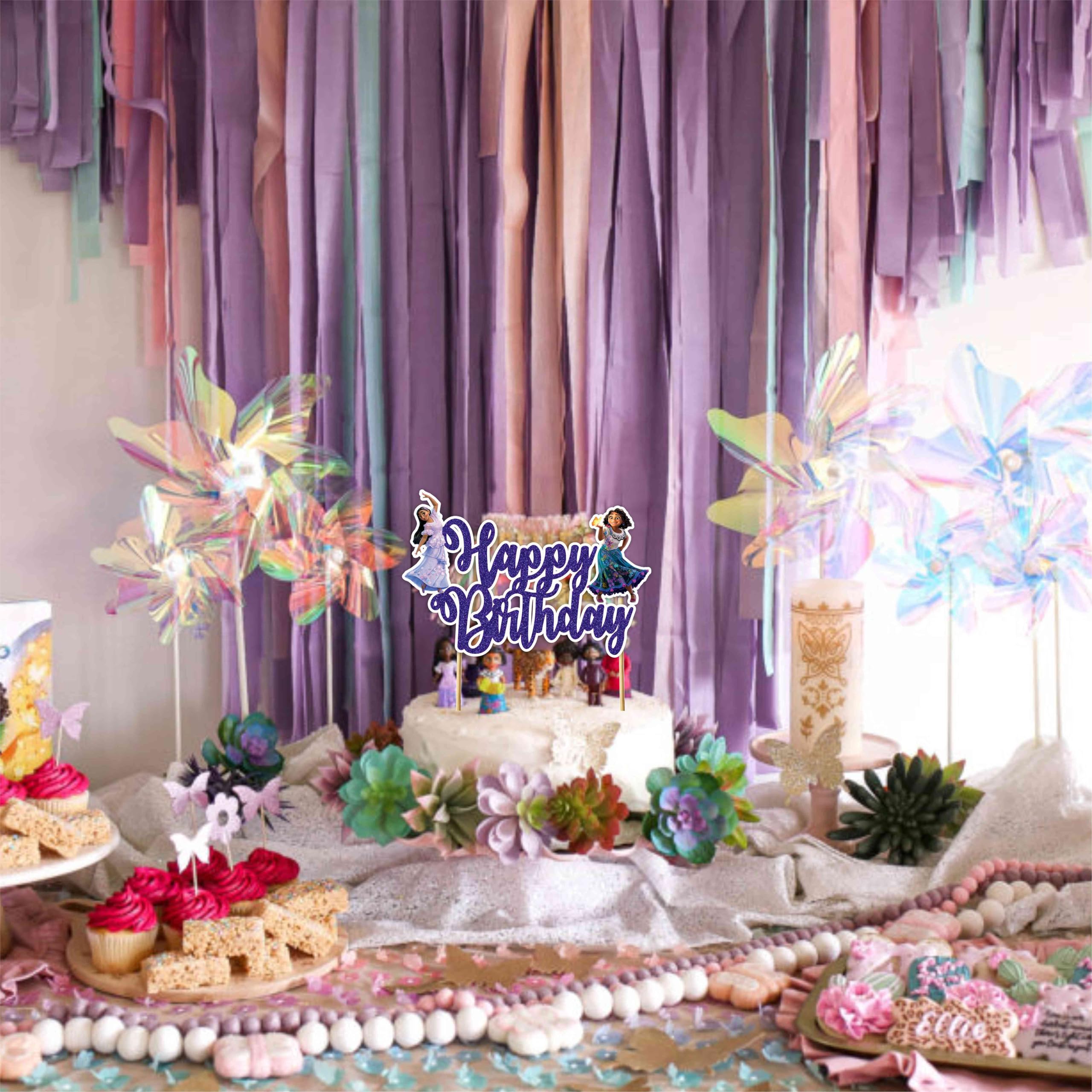 Seyal Encato versatile-party-supplies-topper coordinates with banners and balloons
