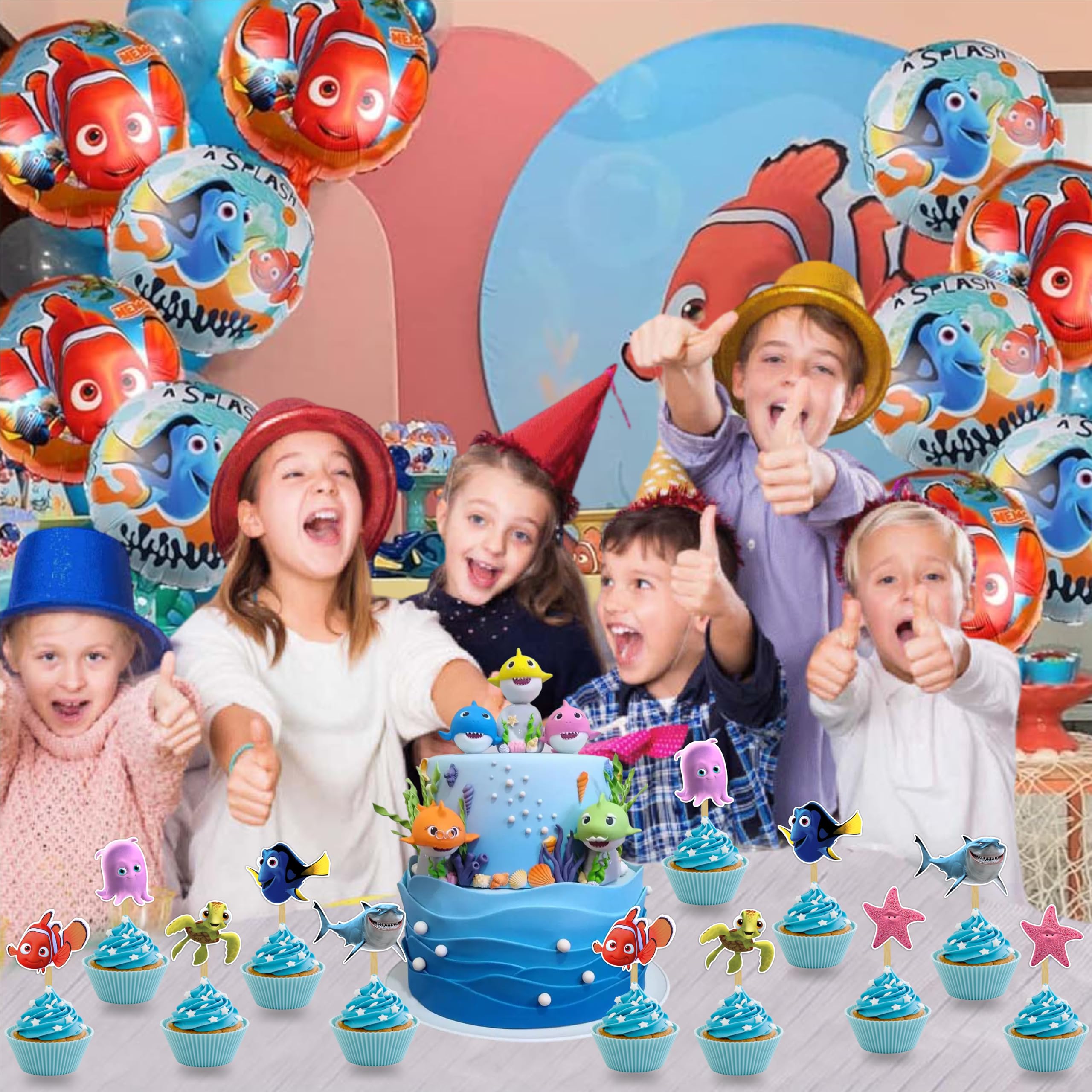 Ideal for birthdays and sea-themed parties with Seyal topper