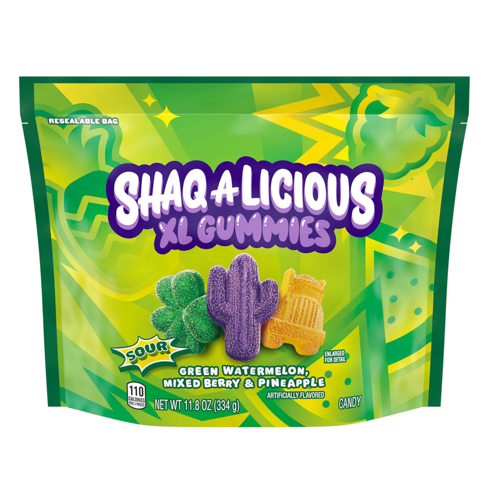 SHAQ-A-LICIOUS XL Gummies mixed berry flavor boosts sharing moments