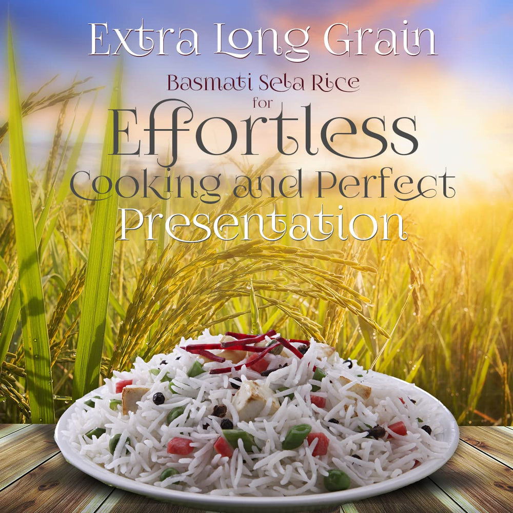 Shahzada Basmati Sela Rice cooked to fluffy, non-sticky perfection.