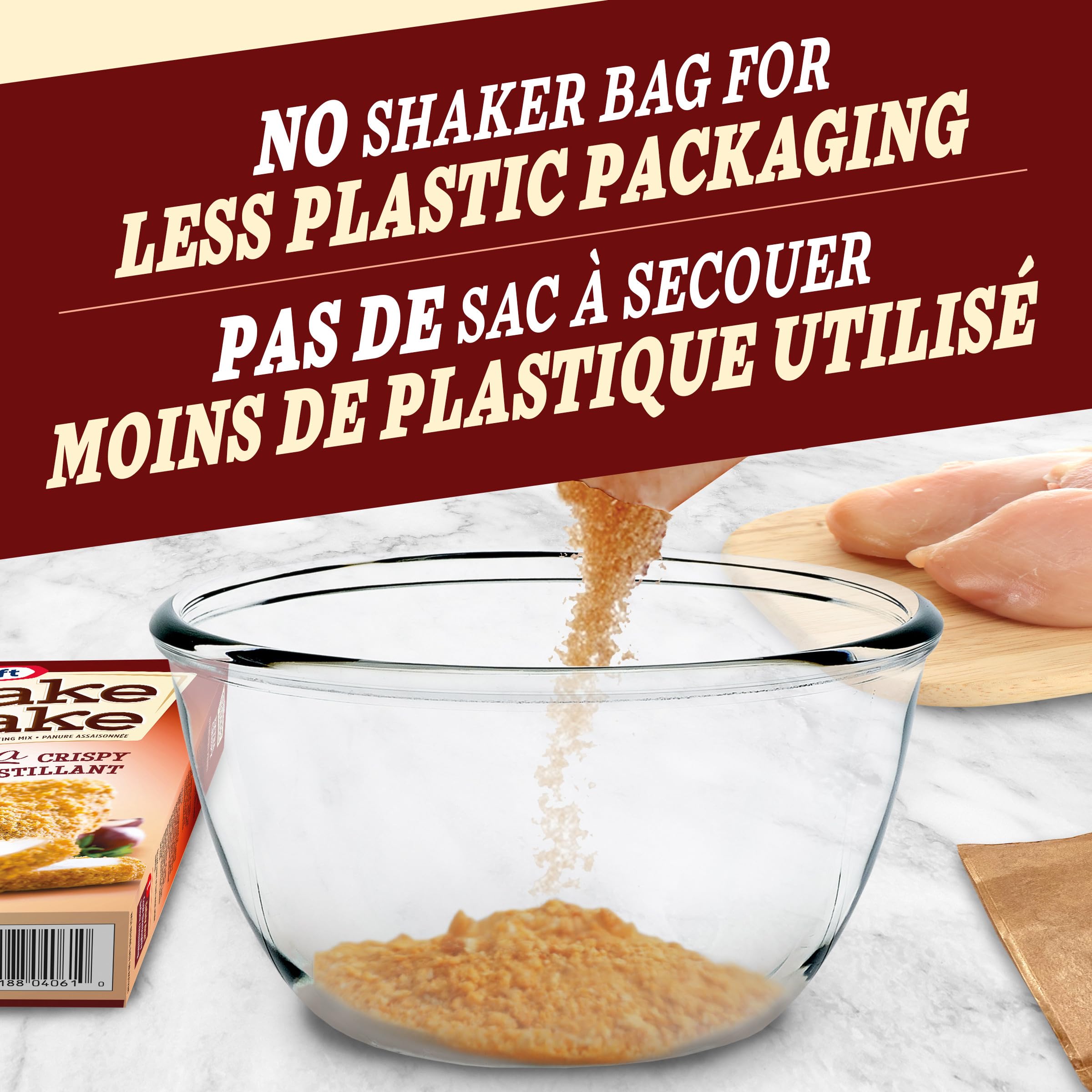SHAKE'N BAKE Meal prep in minutes with coating