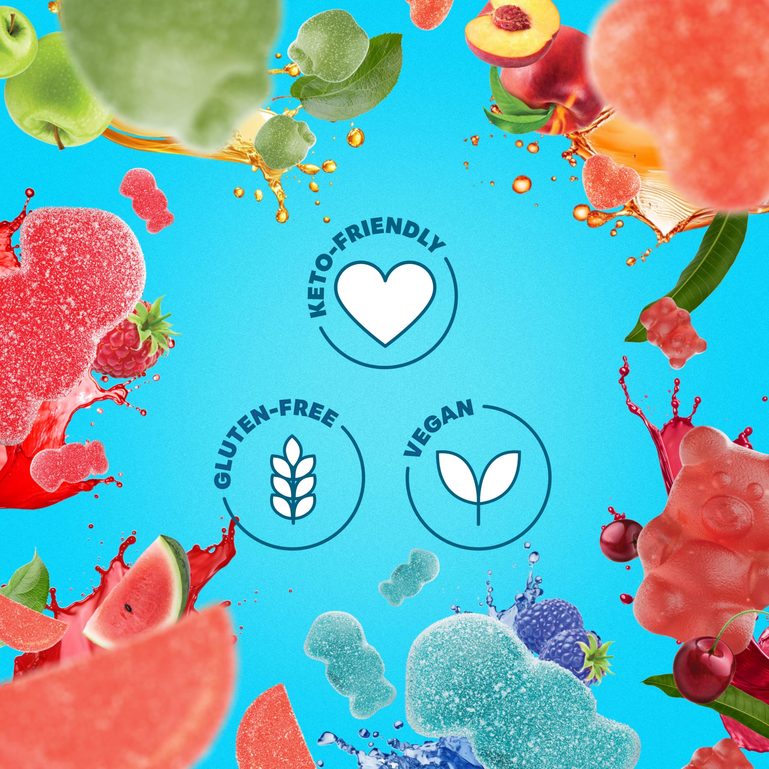 Shameless Snacks red raspberry gummies: intense flavor, minimal sugar.