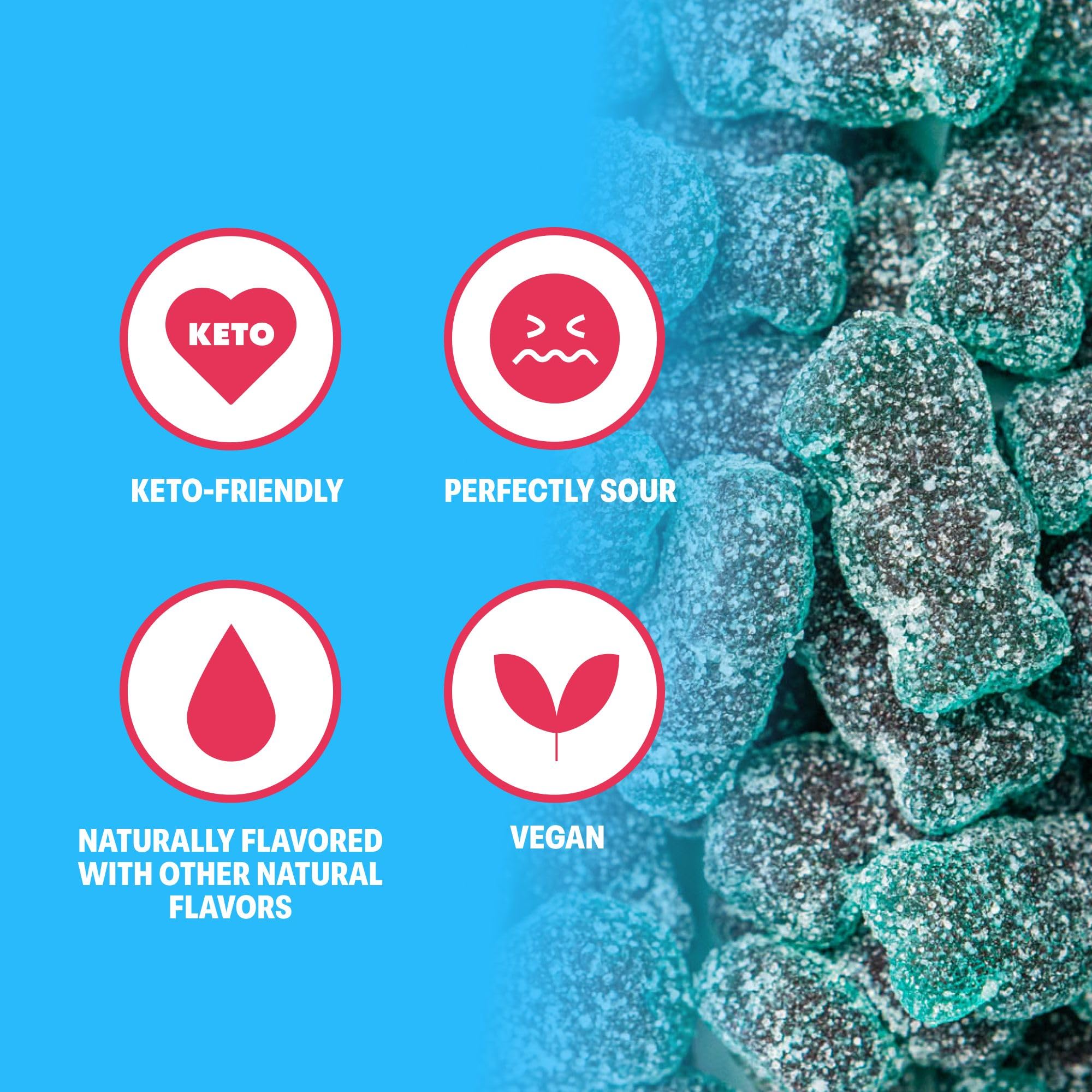 Shameless Snacks vegan symbol on pack emphasizes plant-based gummy goodness