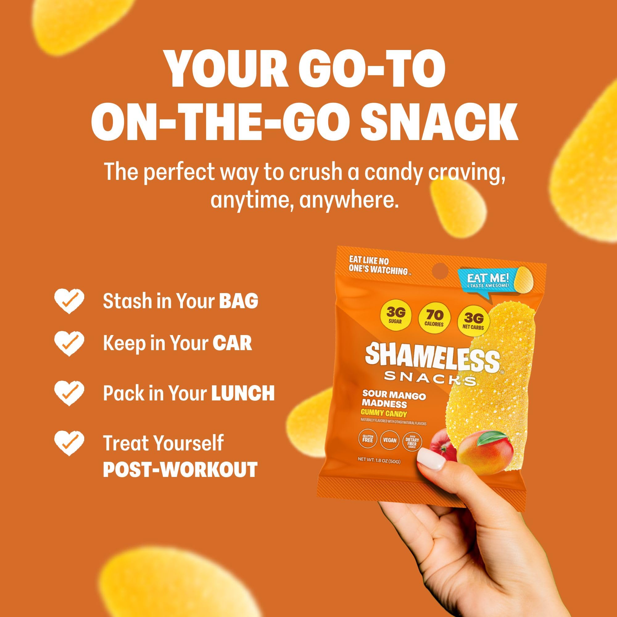 Shameless Sour Mango Madness tropical flavor visual and zest