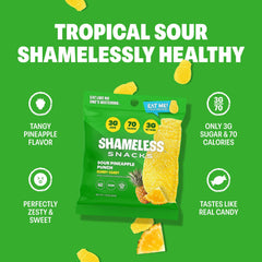 Shameless Sour Pineapple Punch close-up highlights tropical pineapple flavor for a vibrant treat