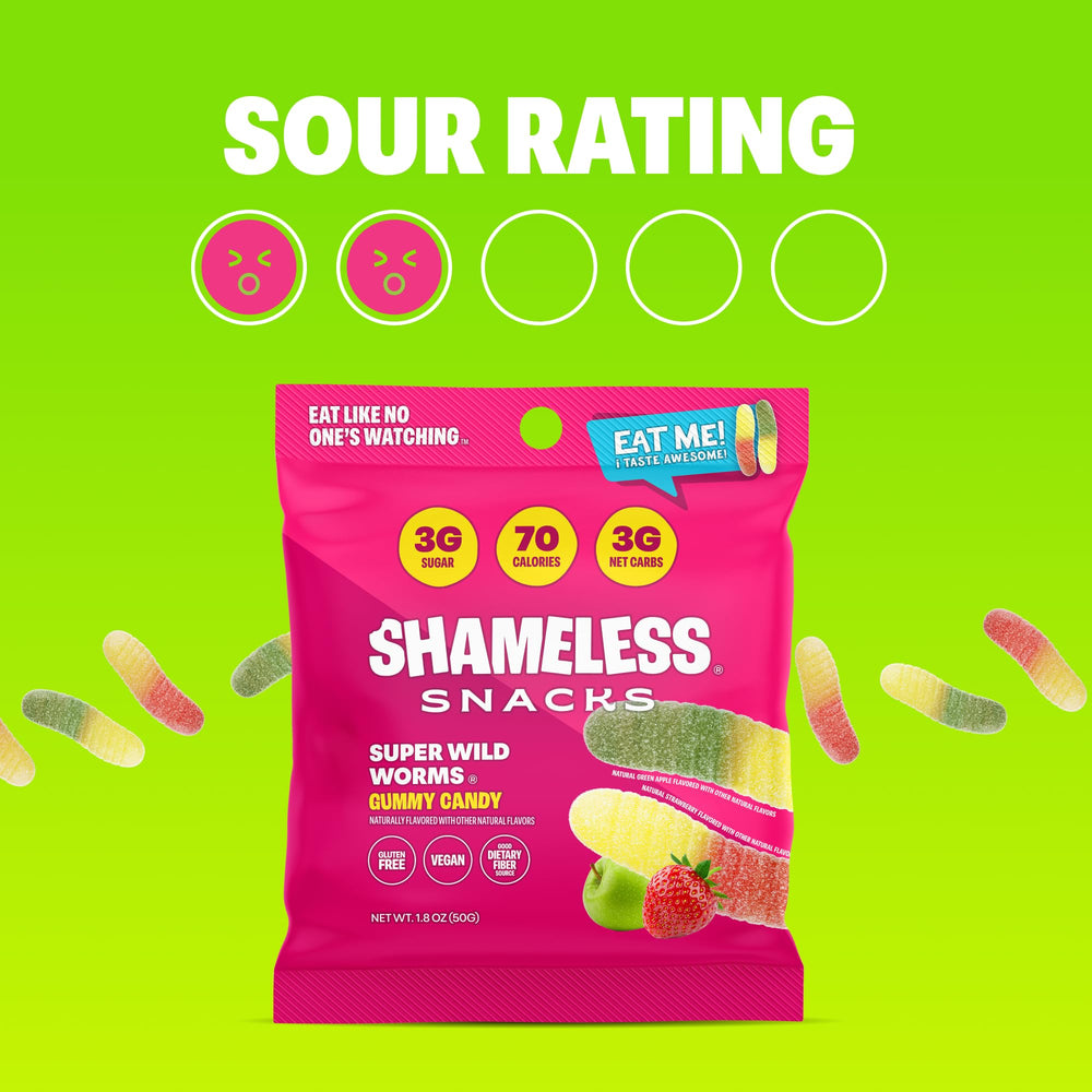 Shameless Wild Worms outdoor snack scene for road trips