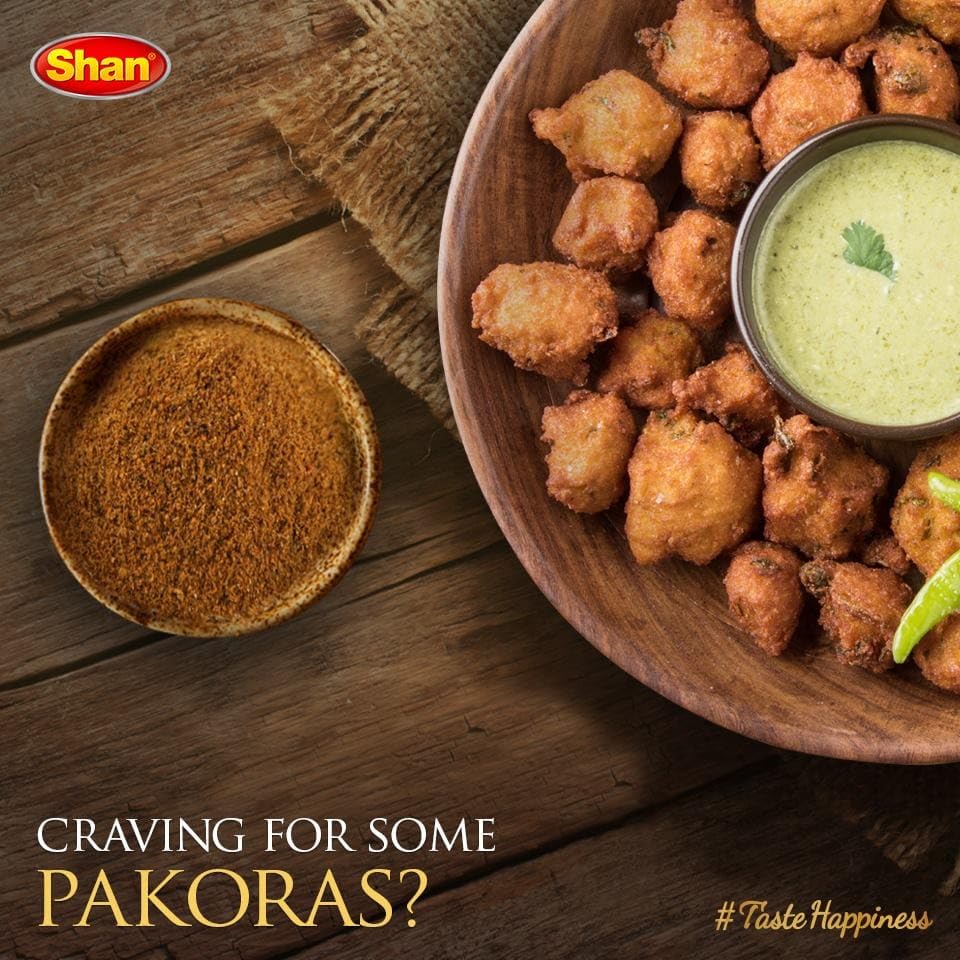 Haleem dish finished with Shan Chaat Masala for zest.