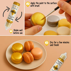 Shanlinly gold rim on cocktails offers luxe drink presentation.