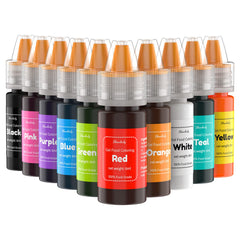 Shanlinly gel food coloring kit packaging shows rich colors for baking projects.