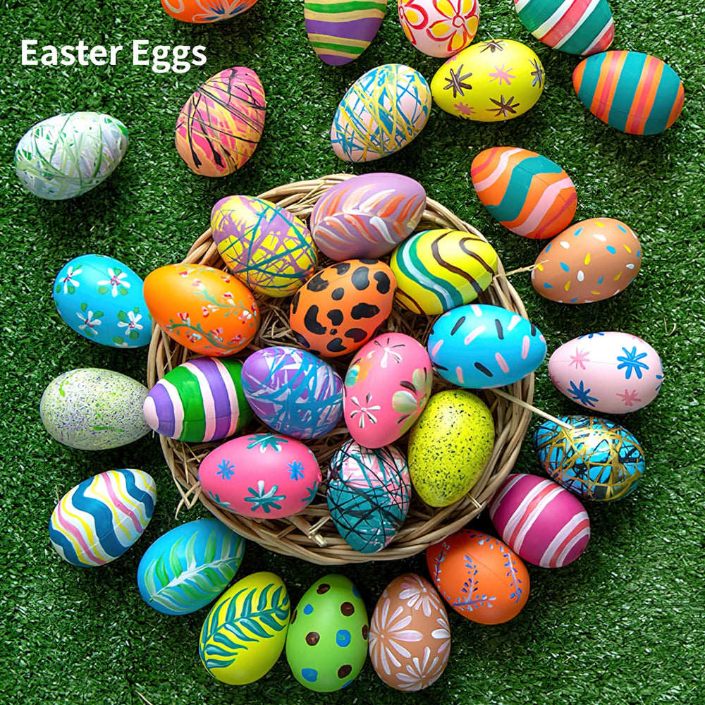 Shanlinly egg-dye use case for decorating Easter eggs with vivid hues.