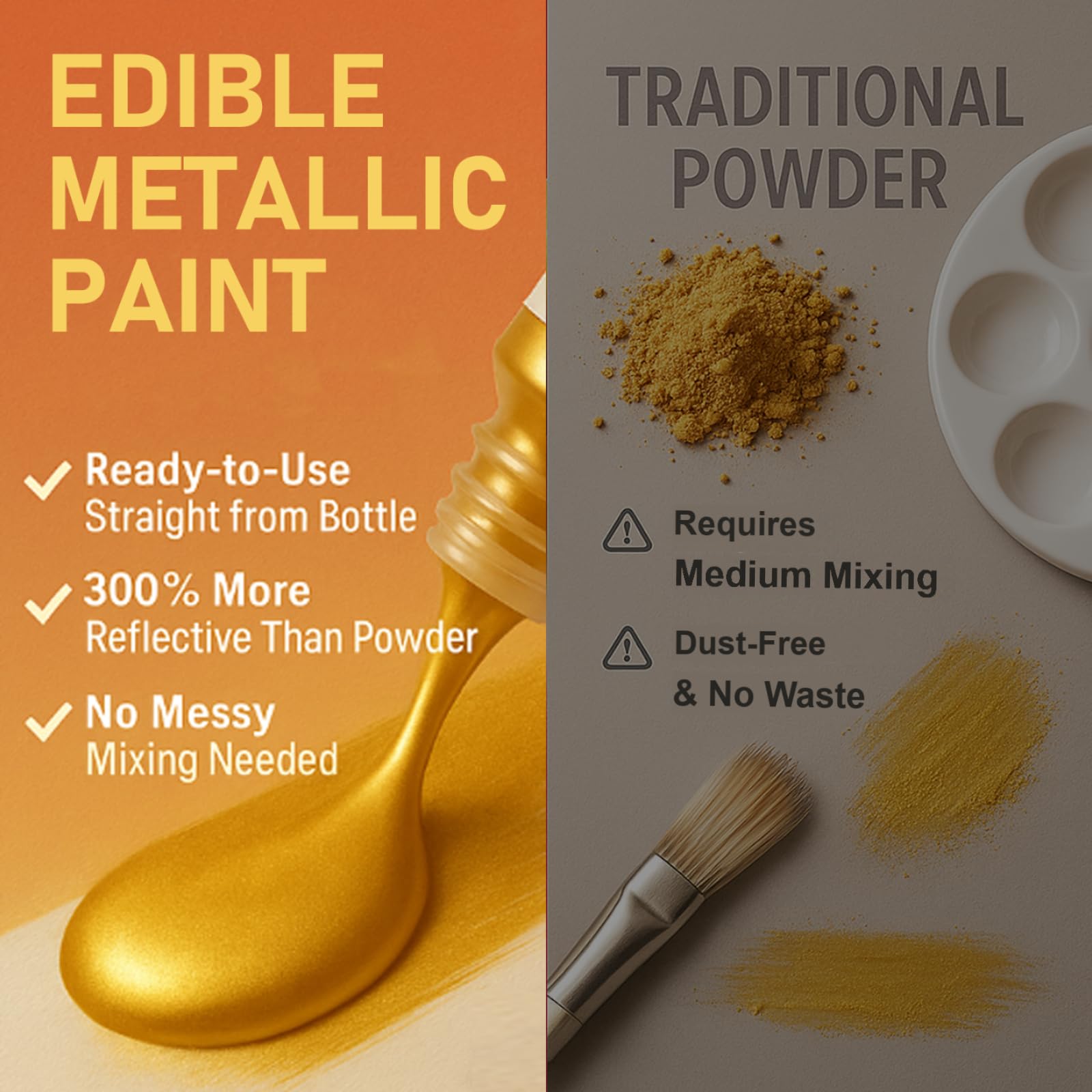 Shanlinly edible gold on cookies creates elegant, festival-ready treats.