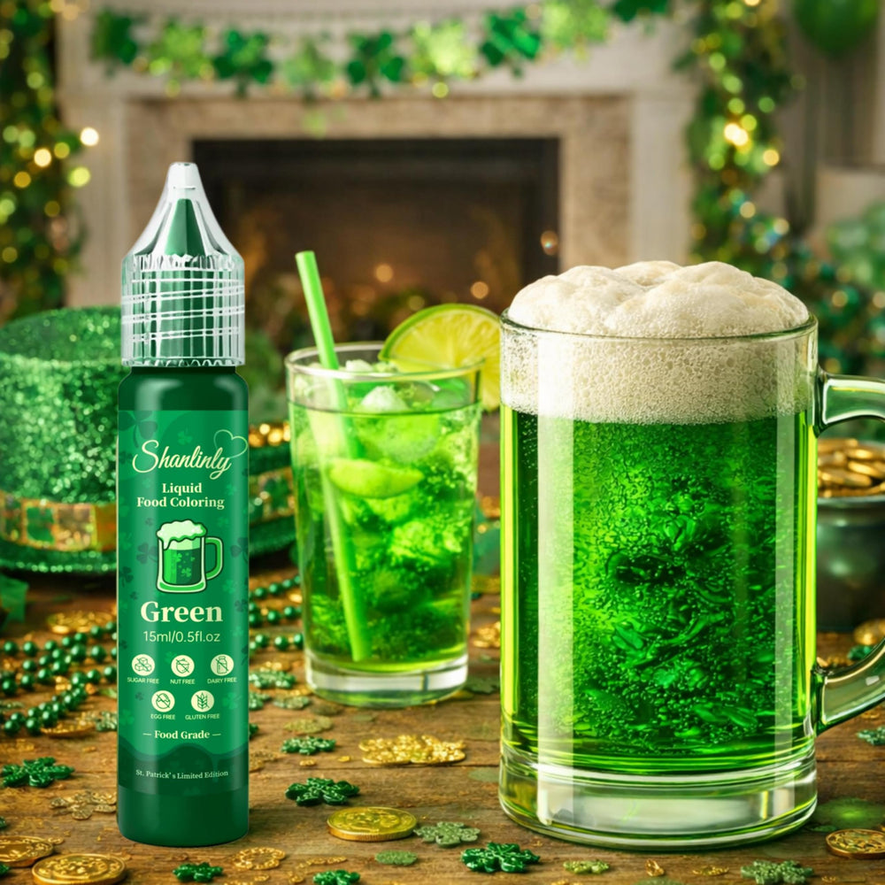 Shanlinly green beer dye creates vivid, festive pours for celebrations