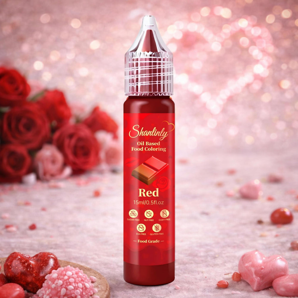 Shanlinly valentines dessert setup featuring red color theme