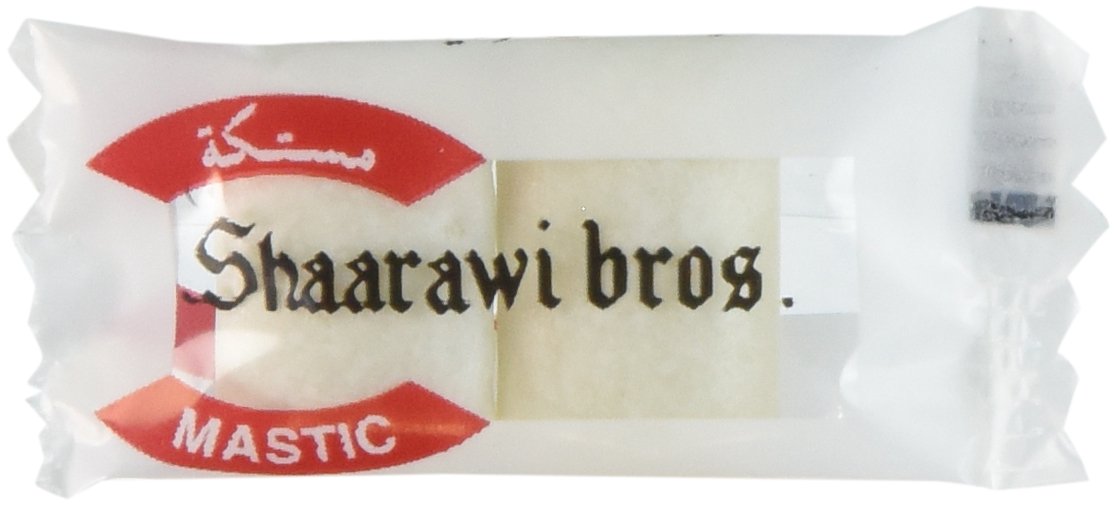 Sharawi & Bros Co mastic chewing gum 350g pack for on-the-go fresh breath.