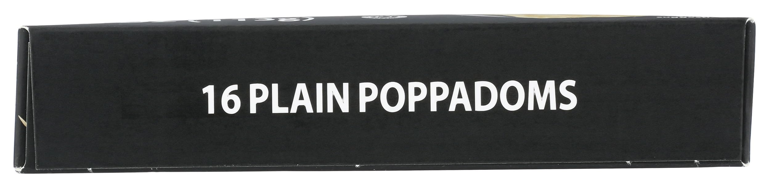 Sharwood's Poppadum ingredient detail focuses on quality and texture.