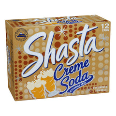 Shasta Creme Soda, family-friendly fizz great for kids and adults.