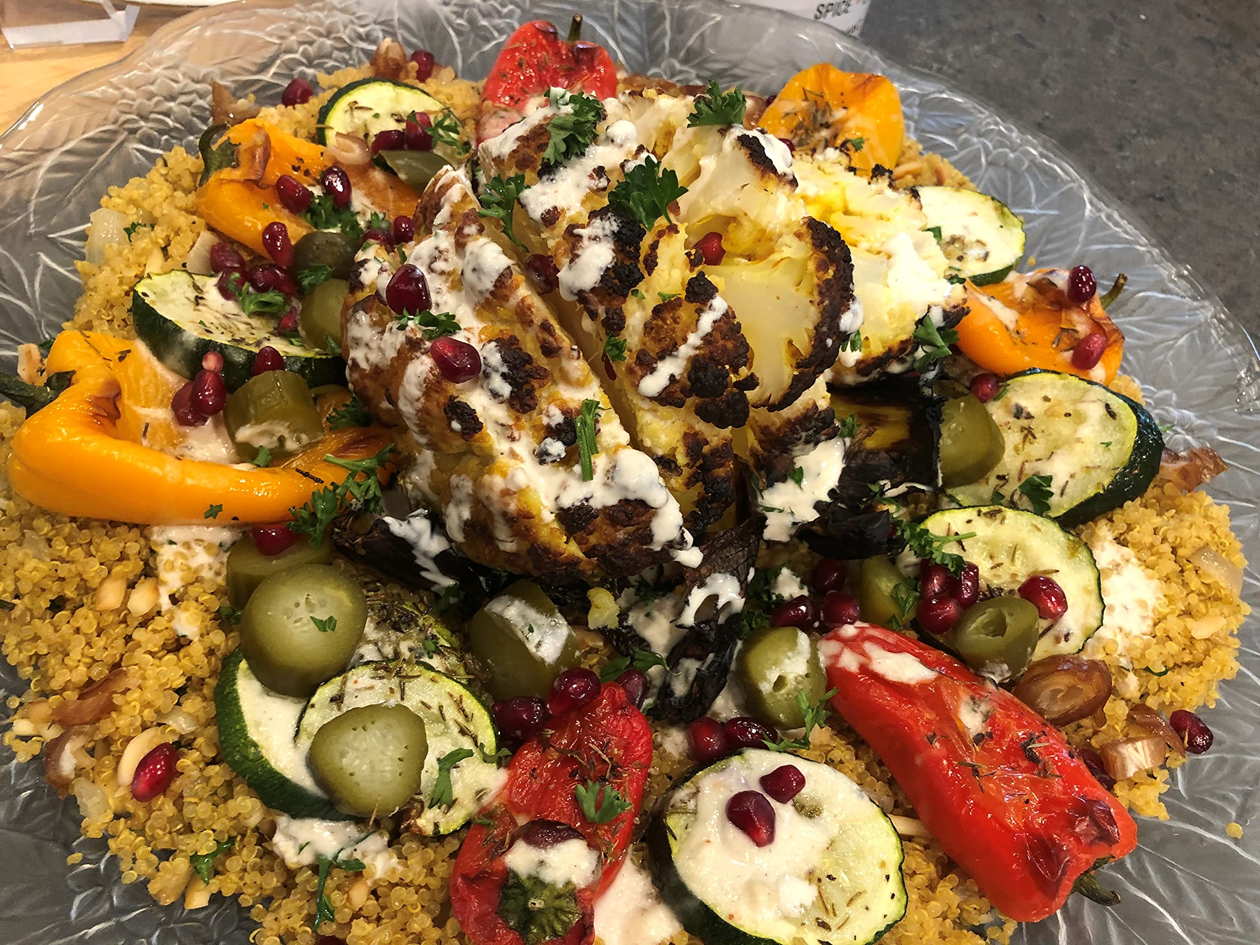 Shawarma spice jar on kitchen counter ready for quick, flavorful meals.