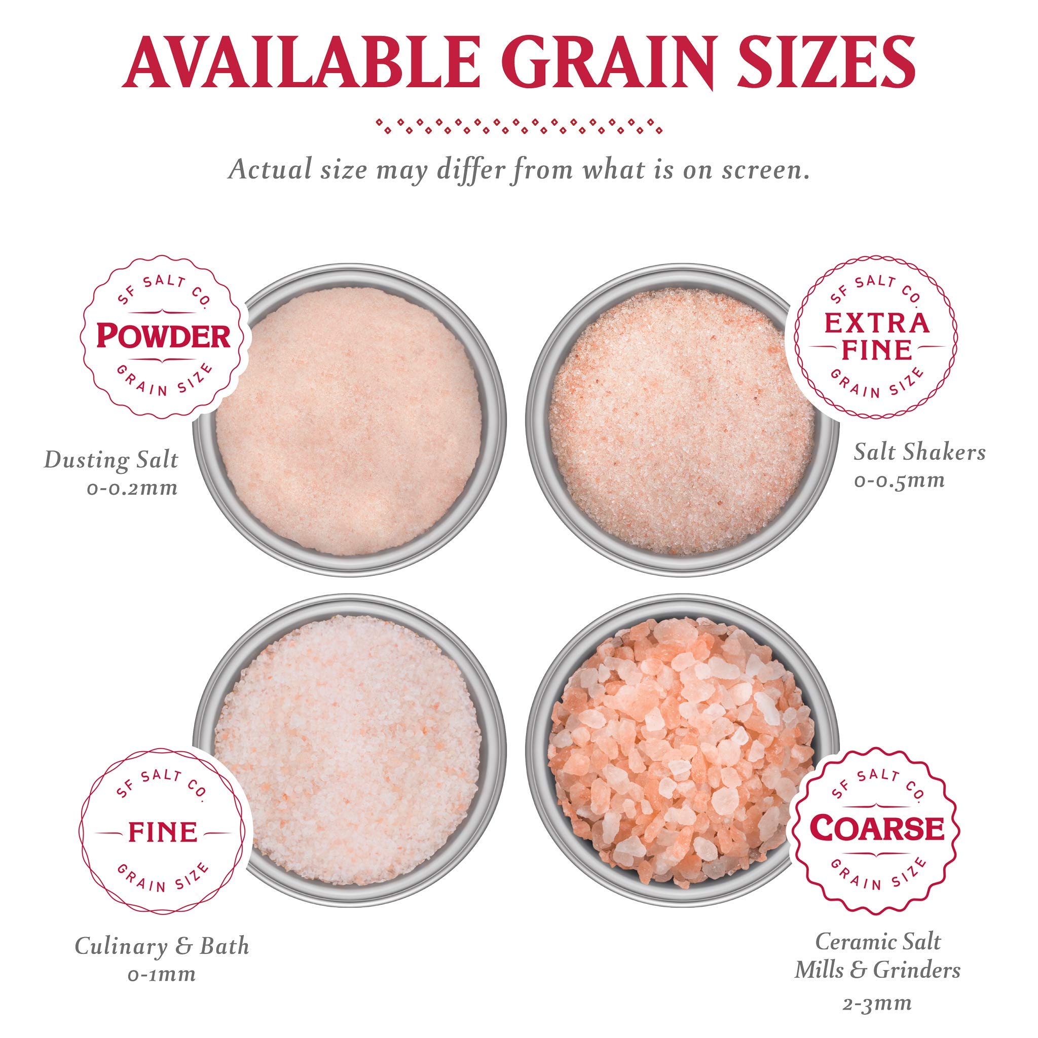 Sherpa Pink Himalayan Salt crystals on a measuring spoon for controlled seasoning