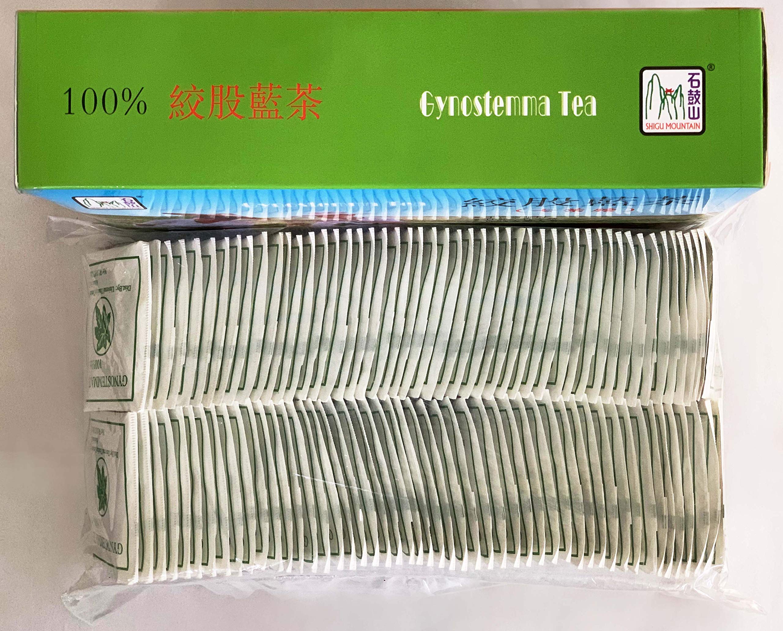 Shigu Mountain Gynostemma tea cup steeping releasing a light, refreshing aroma.