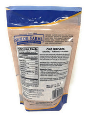 Shiloh Farms oat groats close-up showing nutty aroma and texture