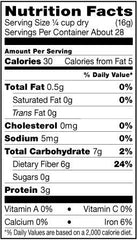 Shiloh Farms Organic Fine Wheat Bran close-up texture highlighting fine particle quality for baking.