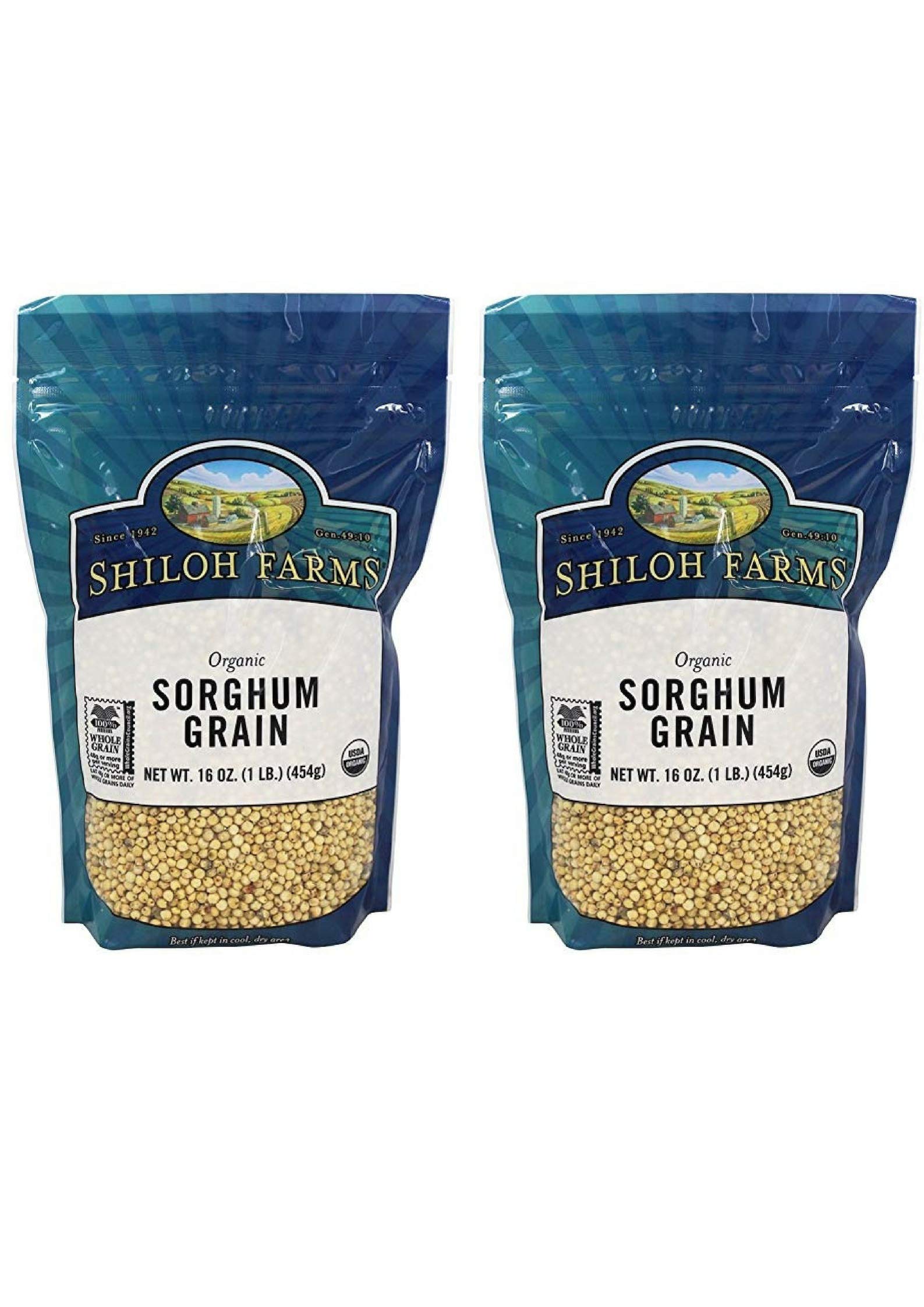 Shiloh Farms organic sorghum grain two-pack, whole grain versatility for gluten-free meals and hearty sides